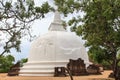 Dagaba Kiri Vihara - Polonnaruwa - Sri Lanka Royalty Free Stock Photo